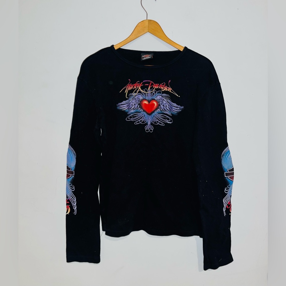 Harley-Davidson Long Sleeve Top sz 2X - Picture 1 of 7